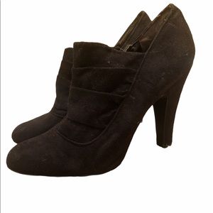 Heeled Booties with Ruffle Detail